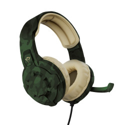 Casque Micro Gamer Trust GXT 411 Radius (Motif camouflage Vert)