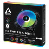 Ventilateur de boitier Arctic P12 PWM PST RGB - 12cm (Noir)