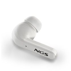 Ecouteurs intra-auriculaires sans fil Bluetooth NGS Artica Crown (Blanc)