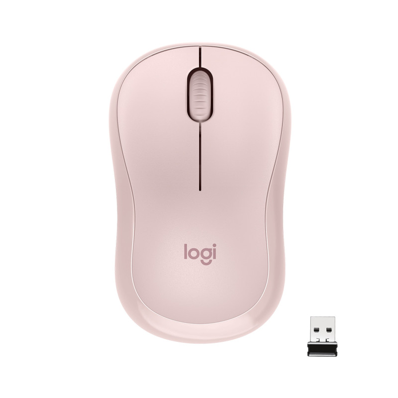 Souris sans fil Logitech M220 Silent (Rose)