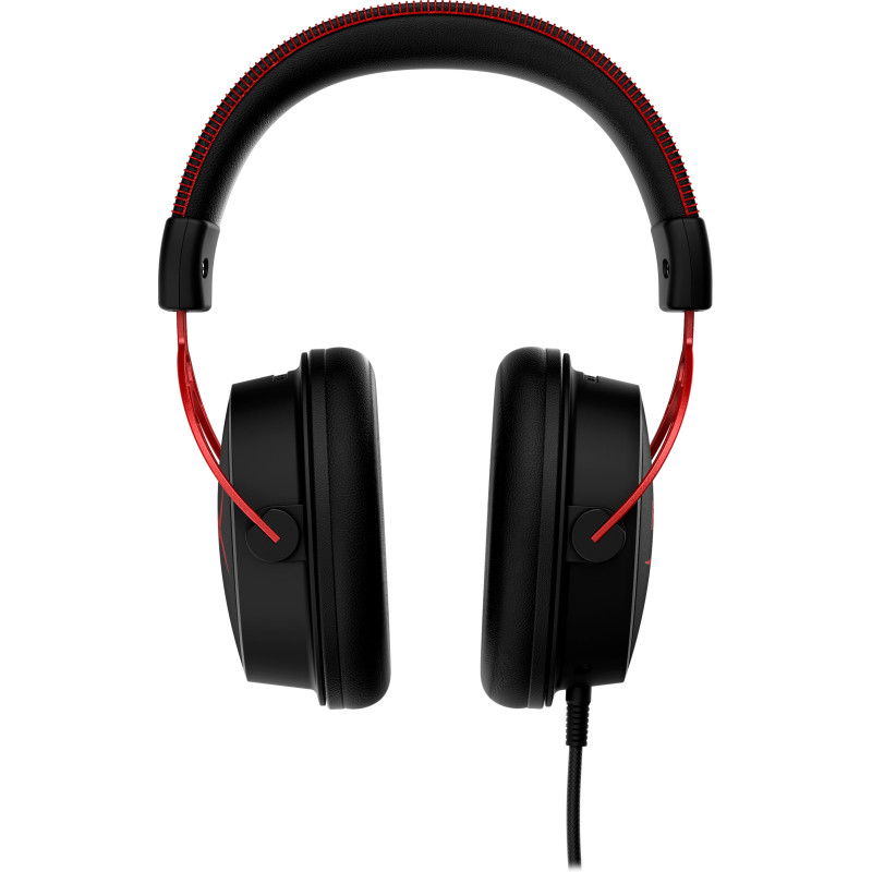 Casque HyperX Cloud Alpha Noir et Rouge, Coussinets à mémoire de forme, compatib