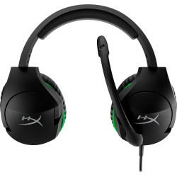 Casque HyperX CloudXBoxer Stinger Noir et Vert, filaire, coussinets à mémoire de