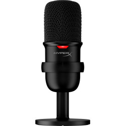 Microphone HyperX SoloCast Noir,Cardio de, Enregistrement audio Plug N Play avec