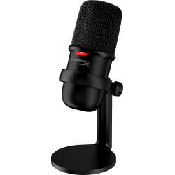 Microphone HyperX SoloCast Noir,Cardio de, Enregistrement audio Plug N Play avec