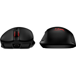 Souris HyperX Pulsefire Plus Dart Noir, Sans fil, certifié Qi chargement sans fi