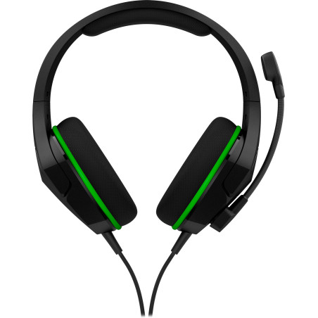 Casque HyperX CloudX Plus Stinger Core Noir et Vert, compatible Xbox Serie X S, 