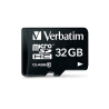 Carte mémoire Micro SD Verbatim 32Go SDHC Class 10 + adaptateur