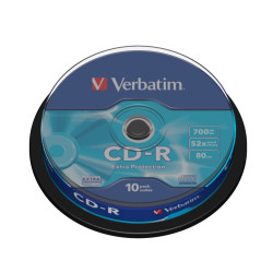 CD Verbatim 700 Mo 52X ( spindle de 10 )