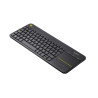 LOGITECH CLAVIER SANS FIL K400+ NOIR