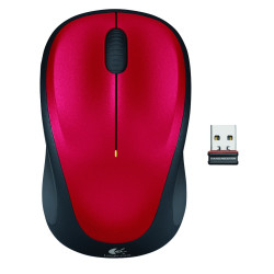 LOGITECH SOURIS SANS FIL M235 ROUGE