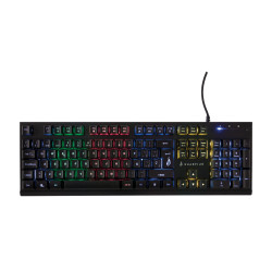 VERBATIM CLAVIER RVB X2 QWERTY ESPAG