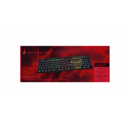 VERBATIM CLAVIER RVB X2 QWERTY ESPAG