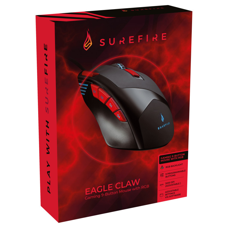 VERBATIM SOURIS EAGLE CLAW RVB