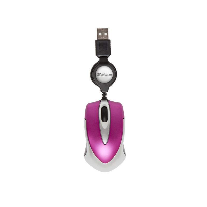 VERBATIM SOURIS GO MINI MOBILE ROSE