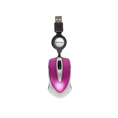 VERBATIM SOURIS GO MINI MOBILE ROSE