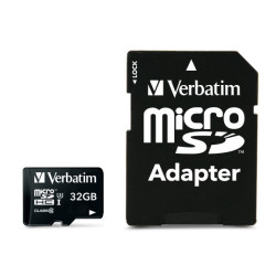 VERBATIM CARTE MICRO SDHC 32GB ADAPT