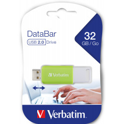 VERBATIM CLE DATABAR 32GB USB2 VERT