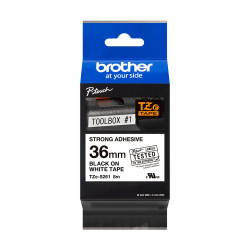 BROTHER RUBAN N BLANC TZES261