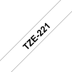 BROTHER RUBAN N BLANC TZE221