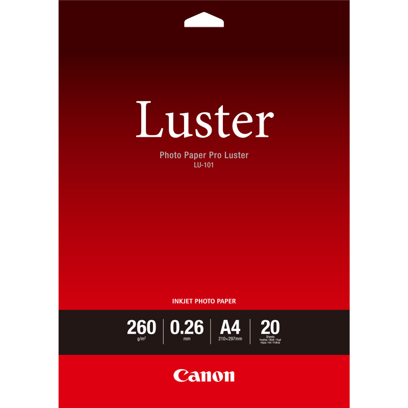 CANON PAPIER PHOTO LU-101 A4 20F
