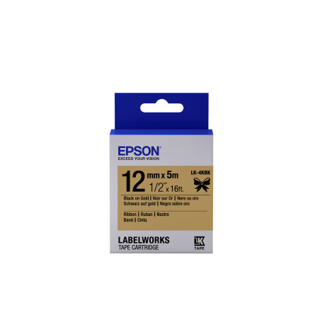 EPSON RUBAN LK-4KBK N OR 12MMX5M