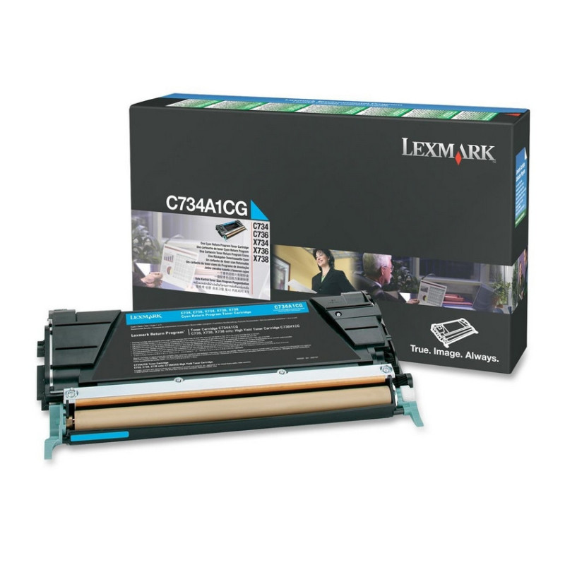 LEXMARK TONER C 6K PK1 RET