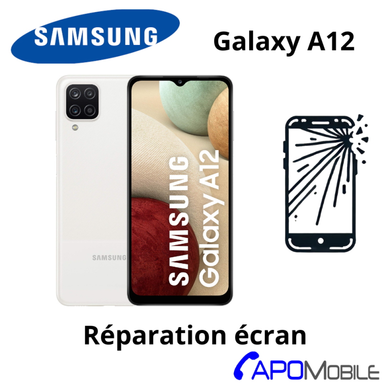 Réparation Samsung Galaxy A12 Écran - APOMobile