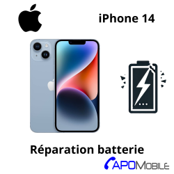 Réparation Apple iPhone 14 Batterie - APOMobile