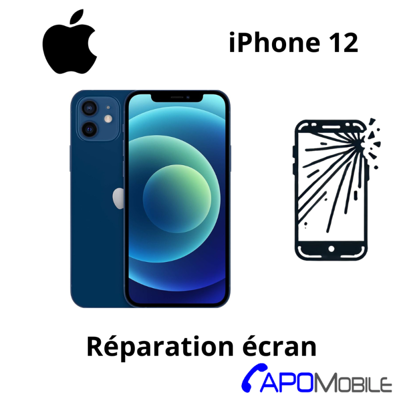 Réparation Apple iPhone 12 Écran - APOMobile