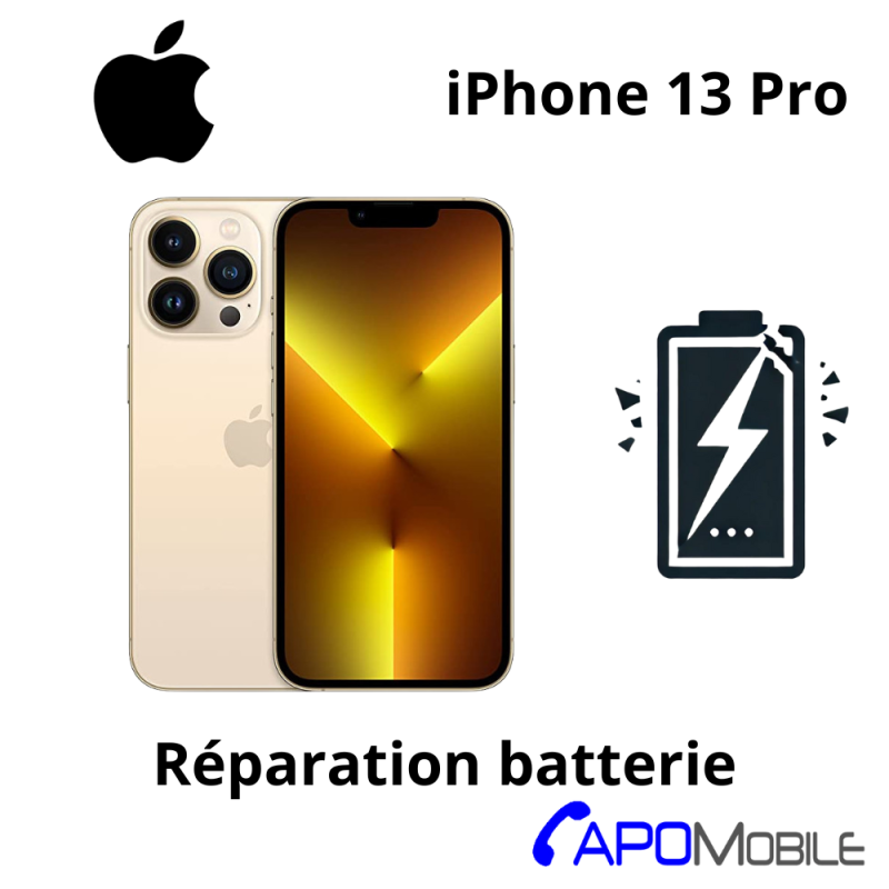 Réparation Apple iPhone 13 Pro Batterie - APOMobile