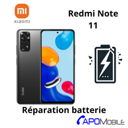 Réparation Xiaomi Redmi Note 11 Batterie - APOMobile