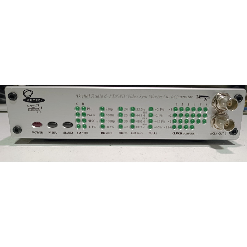 GÉNÉRATEUR WORDCLOCK – MUTEC MC-3.2 Smart Clock HD - Occasion