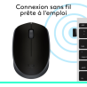 Souris sans fil Logitech B170 (Noir)