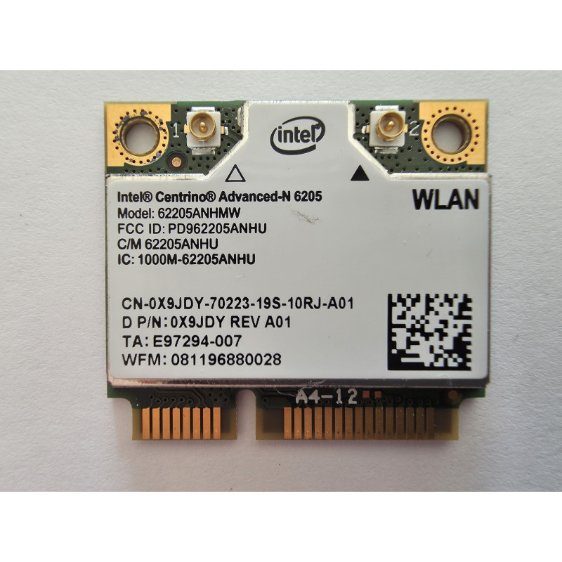 Carte WiFi INTEL INT-62205ANHMW pour Latitude E6420 - Occasion