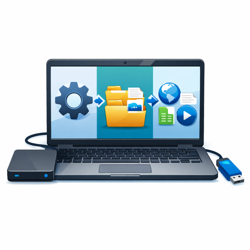 Prestation Réparation - Installation Système + Récupération des données + Logiciels - ISRDL