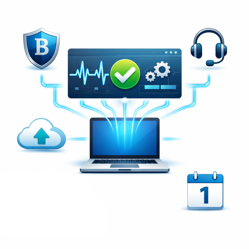 SOFT - Mensuel - 1 Poste - Contrat de maintenance informatique sans engagement