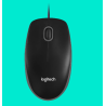 Souris filaire B100 Noire USB - LOGITECH