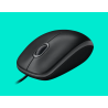 Souris filaire B100 Noire USB - LOGITECH