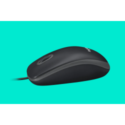 Souris filaire B100 Noire USB - LOGITECH