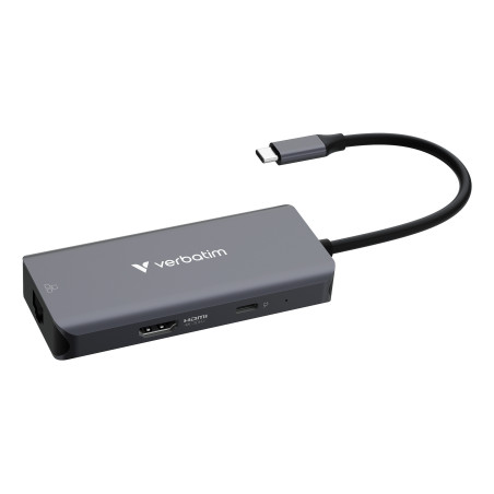 VERBATIM HUB USB-C 6PORT RJ45