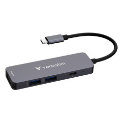VERBATIM HUB USB-C MULTIPORT 4PORT