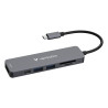 VERBATIM HUB USB-C 6PORT SD MICROSD