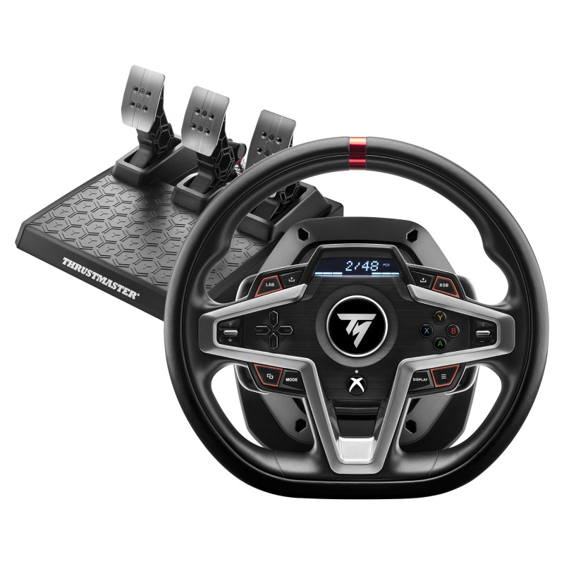 THRUSTMASTER T248 XBOX PC Force Feedback Ecran LCD 25 bts Large pedalier megnati