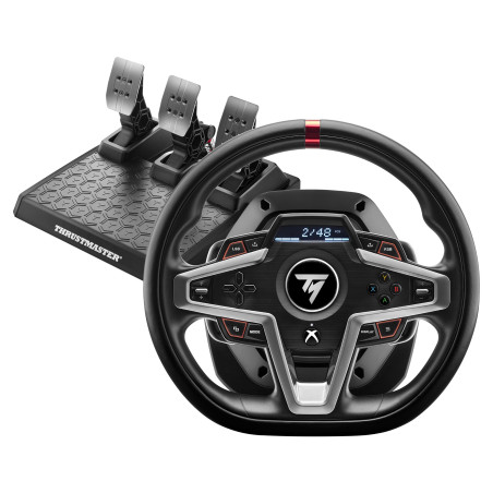 THRUSTMASTER T248 XBOX PC Force Feedback Ecran LCD 25 bts Large pedalier megnati