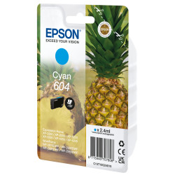 EPSON Cartouche Ananas encre 604 Cyan 2,4ml Alarme