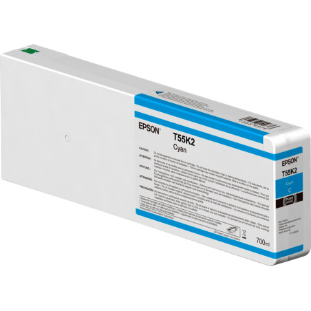 EPSON Singlepack Cyan T55K200 UltraChrome HDX HD 700ml