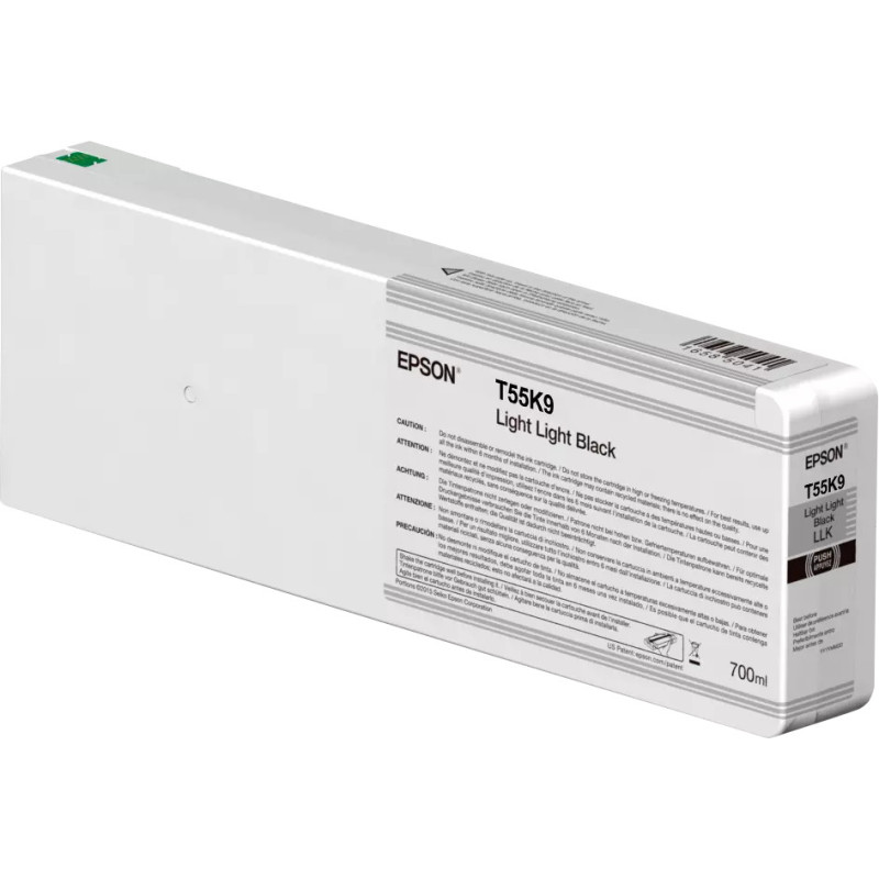 EPSON Singlepack Light Light Black T55K900 UltraChrome HDX HD 700ml