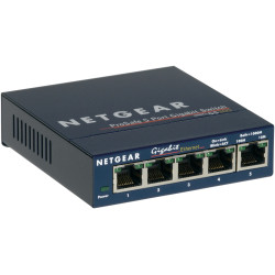 Netgear GS105 Switch non manageable Gigabit Ethernet 5 ports
