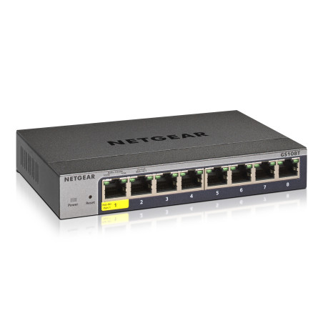 Netgear GS108Tv3 - Switch 8 port 10 100 1000 - Tension CC.