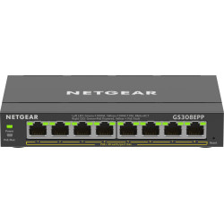 Netgear 8PT GE PLUS SWCH W  HI-PWR POE+ (GS308EPP)